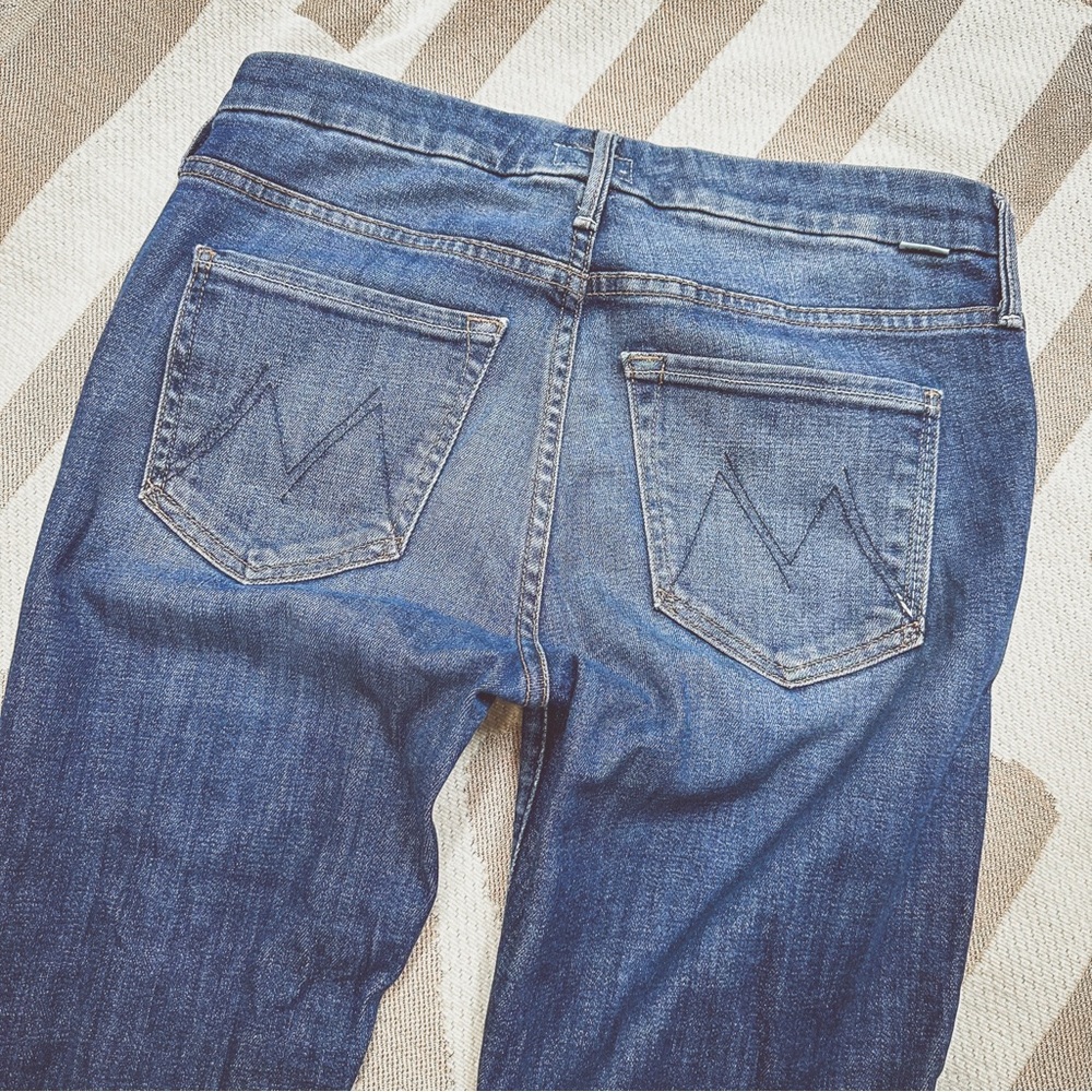 MOTHER the looker ankle step fray in can’t leave it alone size 26 medium wash